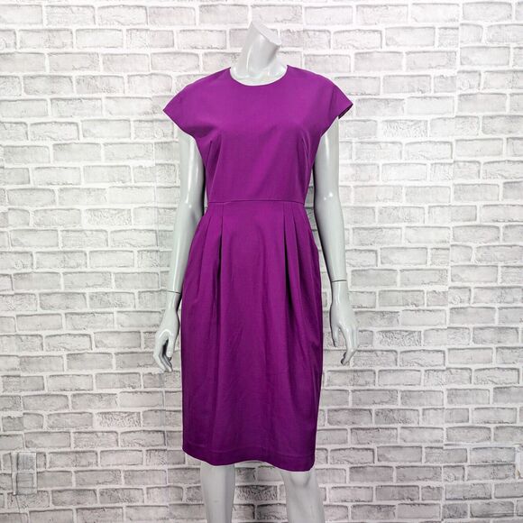 M.M. LaFleur Women's The Masha Dress in Deep Plum Purple size 8 - Picture 1 of 9